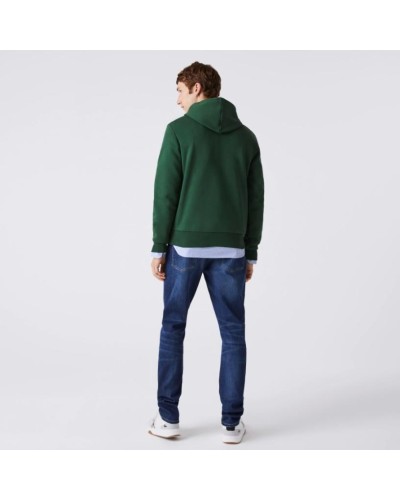 SUDADERA CAPUCHA SWEATSHIRT 84% ALGODÓN 16% POLIÉSTER CLASSIC FIT GREEN