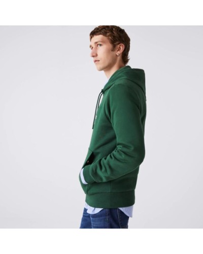 SUDADERA CAPUCHA SWEATSHIRT 84% ALGODÓN 16% POLIÉSTER CLASSIC FIT GREEN