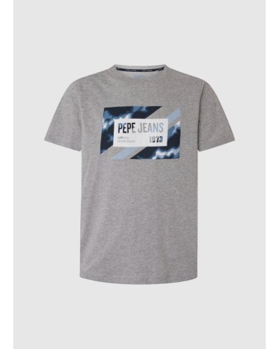 CAMISETA MANGA CORTA REDERICK 100% ALGODÓN GREY MARL