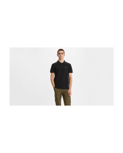 POLO MANGA CORTA LEVI’S® MENS HOUSEMARK POLO SHIRT WITH PERFORMANCE COOL 100% ALGODÓN CORTE NORMAL MINERAL BLACK