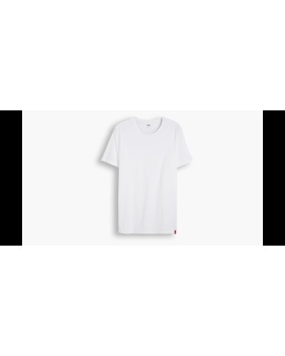 CAMISETA MANGA CORTA LEVIS® MENS SLIM FIT CREWNECK T-SHIRT, 2 PACK 100% ALGODÓN CORTE ESTRECHO CUELLO REDONDO WHITE