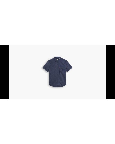 CAMISA MANGA CORTA LEVI’S® MENS SHORT SLEEVE SUNSET 1 POCKET STANDARD FIT SHIRT 80% ALGODÓN 20% CAÑAMO CORTE NORMAL DARK INDIGO