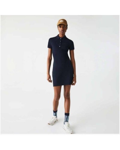 VESTIDO POLO DRESS 94% ALGODÓN 6% ELASTANO NAVY BLUE