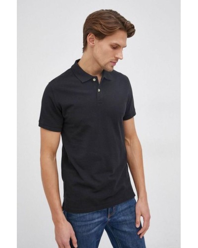 POLO MANGA CORTA VINCENT N 90% Cotton, 10% Viscose BLACK