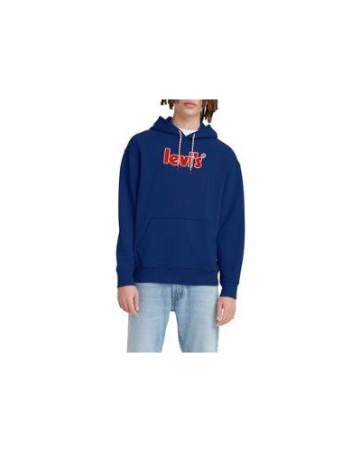 SUDADERA CAPUCHA T2 Relaxed Graphic Po - SSNL POSTER HOODIE SURF BLUE