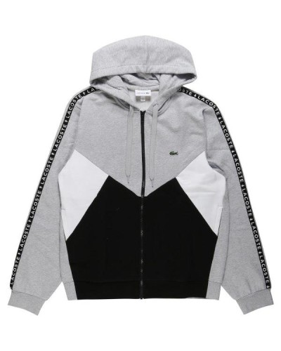 SUDADERA CAPUCHA SWEATSHIRT SILVER CHINE / NEGRO