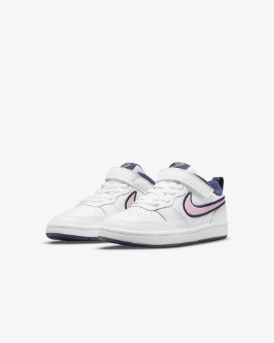 DEPORTIVO Nike Court Borough Low 2 SE Little FA21 BLANCO/ROSA