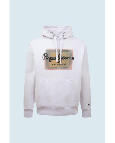 SUDADERA CAPUCHA IÑAKI 100% ALGODON WHITE