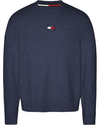 SUDADERA TJM SOLID BADGE SWEATER TWILIGHT NAVY