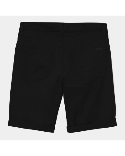 PANTALON CORTO Swell Short 97/3% Cotton/Lycra® Wichita Stretch Twill, 7.5 oz Black rinsed