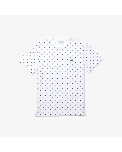 CAMISETA MANGA CORTA LACOSTE 100% ALGODON BLANC