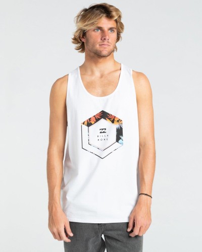 CAMISETA TIRANTES ACCESS TANK 100% ALGODON BLANCO