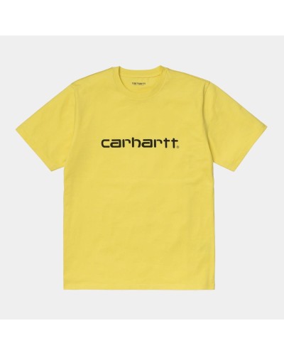 CAMISETA MANGA CORTA S/S Script T-Shirt 100% Cotton Single Jersey, 190 g/sqm Limoncello