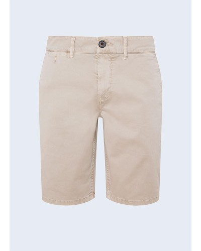 PANTALON CORTO BLACKBURN SHORT WASHED 98% COTTON, 2% ELASTANE BEIGE