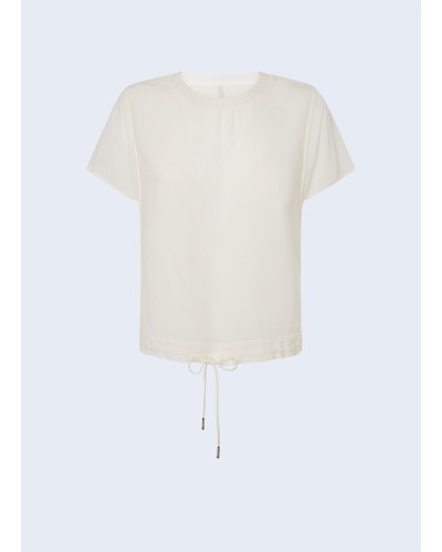 BLUSA MANGA CORTA GRACIELLA 55% VISCOSA 45% RAYON OFF WHITE