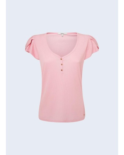 CAMISETA MANGA CORTA DORIS 67% LYOCELL 33% ALGODON PINK