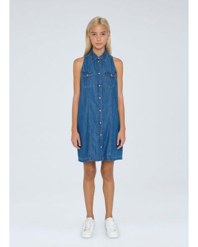 VESTIDO VAQUERO JESS 69% ALGODON 31% LYOCELL DENIM