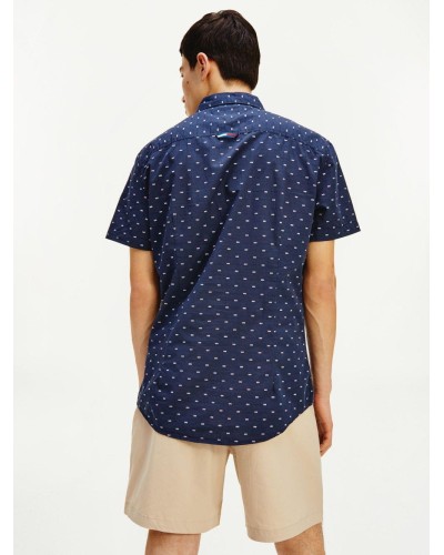 CAMISA MANGA CORTA TJM SHORT SLEEVE DOBBY SHIRT TWILIGHT NAVY