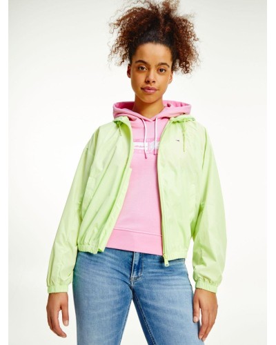 CHUBASQUERO TJW YOKE TAPE RIB WINDBREAKER FADED LIME