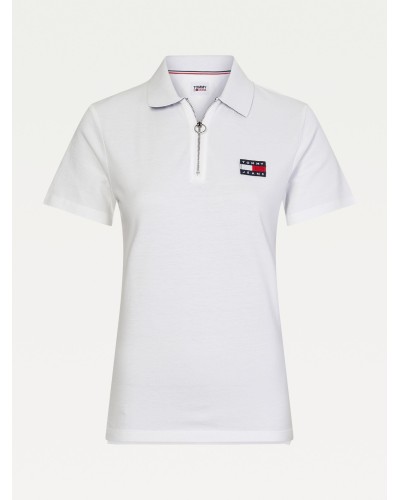 POLO TJW TOMMY BADGE POLO WHITE