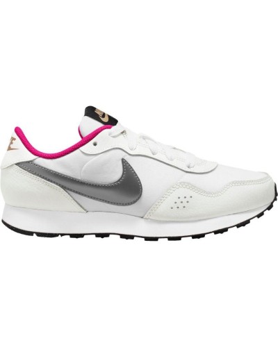 DEPORTIVO Nike Md Valiant Big Kids amortiguación de espuma suela goma BLANCO/PLATA/NEGRO