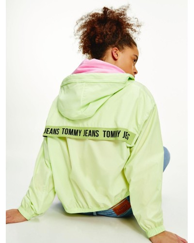 CHUBASQUERO TJW YOKE TAPE RIB WINDBREAKER FADED LIME