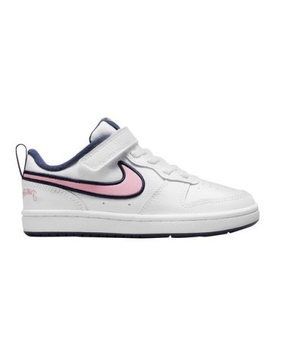 DEPORTIVO Nike Court Borough Low 2 SE Little FA21 BLANCO/ROSA