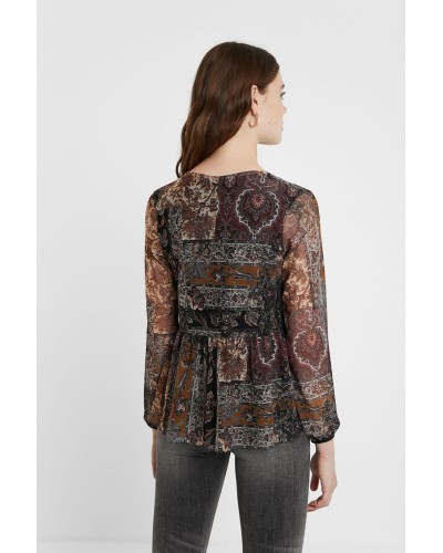 BLUSA KATRINA MARRON