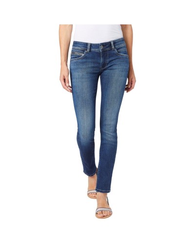 "PANTALON LARGO VAQUERO NEW BROOKE 73% ALGODON 17% POLYESTER 9% SEDA 1% ELASTANE DENIM/32"""