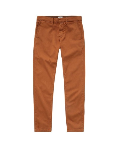 PANTALON LARGO JAMES KNIT 72% ALGODON 14% VISCOSA 12% POLYESTER 2% ELASTANE COGNAC