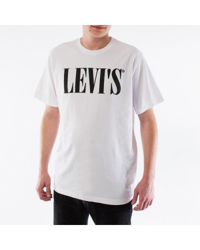 CAMISETA MANGA CORTA RELAXED GRAPHIC TEE 90´S SERIF LOGO WHITE