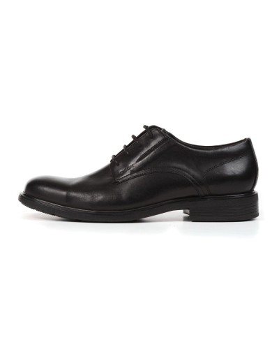 ZAPATO U DUBLIN A PIEL BLACK CORDONES