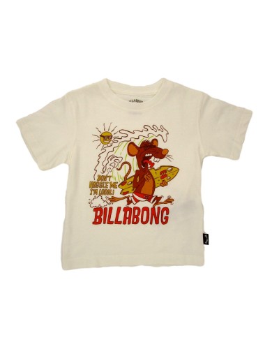 CAMISETA MANGA CORTA ALGODÓN RAT LOCAL TODDLER WHITE