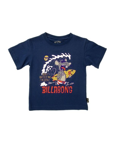 CAMISETA MANGA CORTA ALGODÓN RAT LOCAL TODDLER DENIM