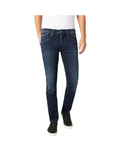 "PANTALÓN LARGO VAQUERO TRACK 97.3% COTTON, 2.7% ELASTANE DENIM 34"""