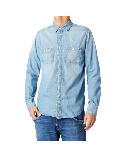 CAMISA MANGA LARGA VAQUERA PORTLAND 100% COTTON DENIM