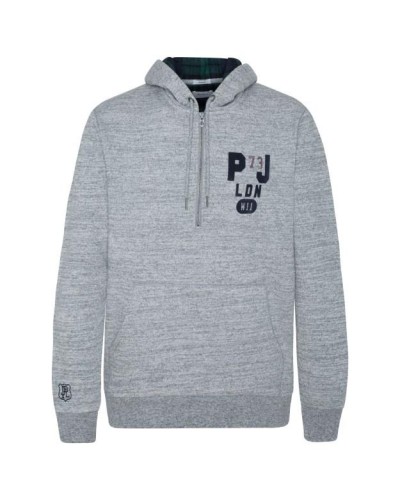 SUDADERA CAPUCHA LUPA 100% COTTON GREY