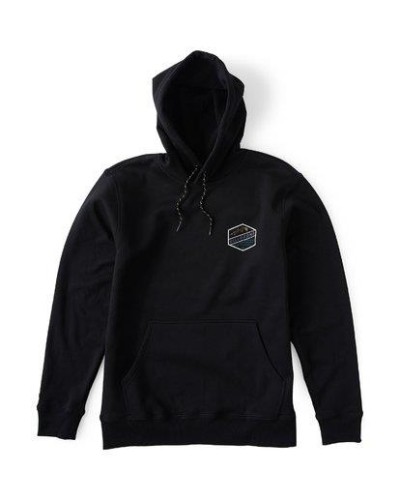 SUDADERA CAPUCHA SHORELINE PULLOVER ALGODON/POLYESTER NEGRO