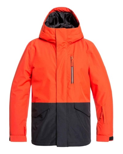 CHAQUETA SKI/SNOWBOARD MISSION Y JK B SNJT POLYESTER NARANJA/GRIS