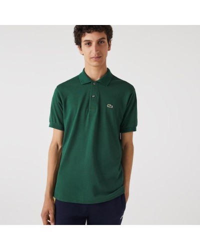 POLO MANGA CORTA SHORT SLEEVES RIBBED COLLAR SHIRT 100% ALGODÓN GREEN