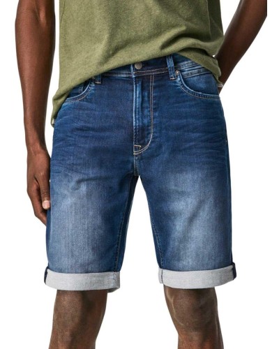 PANTALÓN CORTO VAQUERO JACK SHORT DARK 87% ALGODÓN 11% POLIESTER 2% ELASTANE DENIM