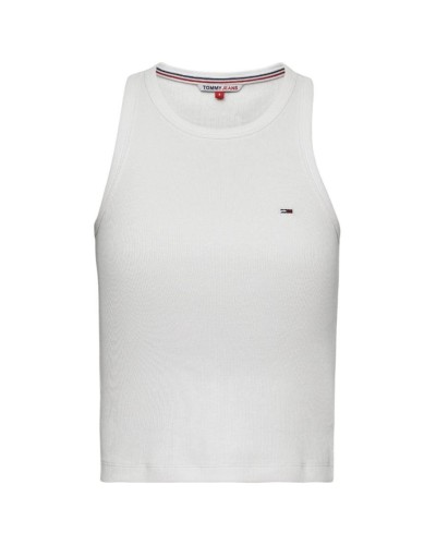 CAMISETA TIRANTES TJW FEMININE RIB TANK TOP 95% ALGODÓN ORGÁNICO 5% ELASTANO WHITE