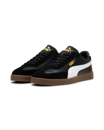 DEPORTIVO PUMA CLUB II ERA NEGRO / BLANCO / ORO