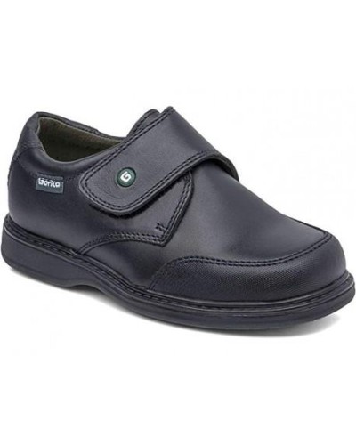 ZAPATO COLEGIAL MARINO VELCRO PUNTERA GOMA