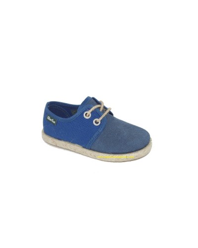 ZAPATO TEXTIL JEANS SUELA ESPARTO