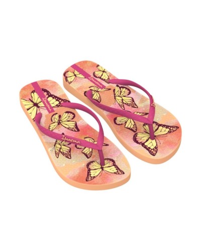 CHANCLAS IPANEMA CLASSICA HAPPY X FEM ORANGE/PINK/YELLOW