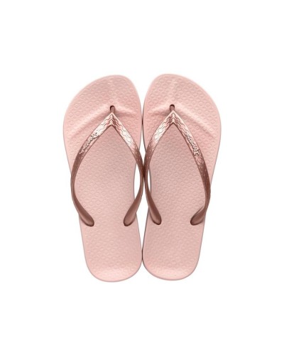 CHANCLAS IPANEMA ANATOMICA TAN FEM PINK/METALLIC PINK