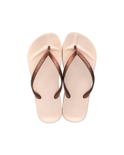 CHANCLAS IPANEMA ANATOMICA TAN FEM BEIGE/COPPER