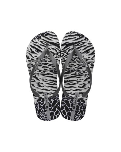 CHANCLAS IPANEMA ANIMALE PRINT II FEM GREY/BLACK