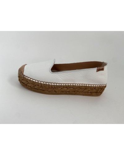 ESPARTO LOAFER NAPA BLANCO MERCE DOBLE TOSTADO COLOR BLANCO